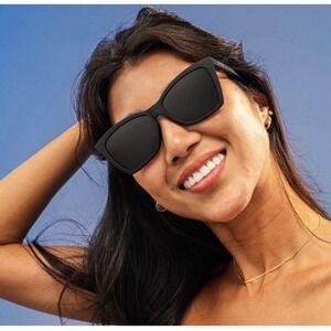 Goodr New Wave Renegade Polarized Sunglasses Medium Sized Black Solid NEW IN BOX